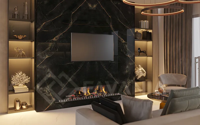 خرید کاشی سرامیک مشکی طلایی با قیمت استثنایی