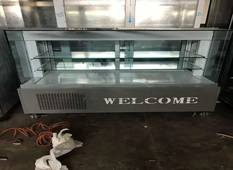 یخچال ویترینی اقساطی؛ استاندارد 2 شیشه ای فلزی بادوام Showcase