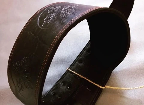 خرید و قیمت کمربند بدنسازی چرم گاومیش