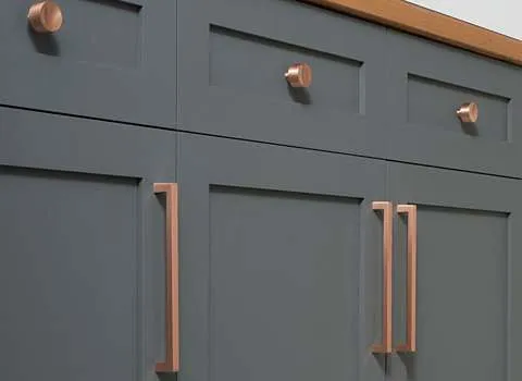 خرید دستگیره کابینت سفید طوسی + بهترین قیمت