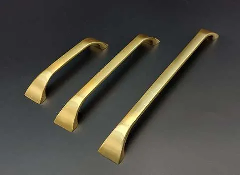 دستگیره کابینت طلایی؛ آلومینیوم استیل مناسب کابینت های هایگلاس