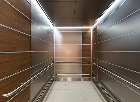 کابین آسانسور مشهد؛ طرح استاندارد ایمنی ظرفیت 4 8 نفر