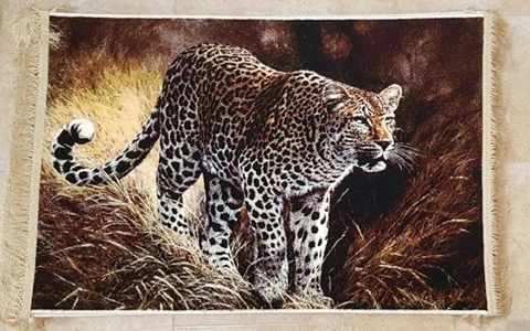 تابلو فرش دستباف پلنگ همراه با توضیحات کامل و آشنایی