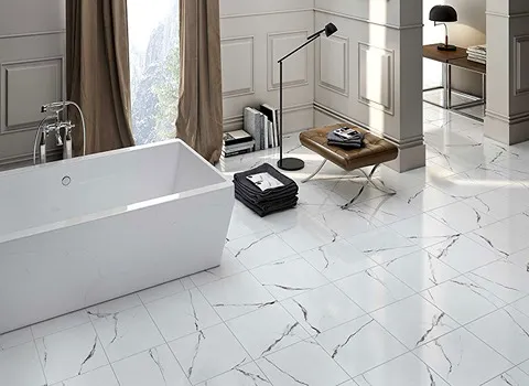 کاشی سرامیک سفید 10 * 10؛ مستحکم روشن تیره مناسب دکوراسیون داخلی