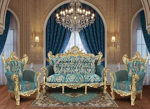 خرید مبل سلطنتی راحتی شیک با قیمت استثنایی