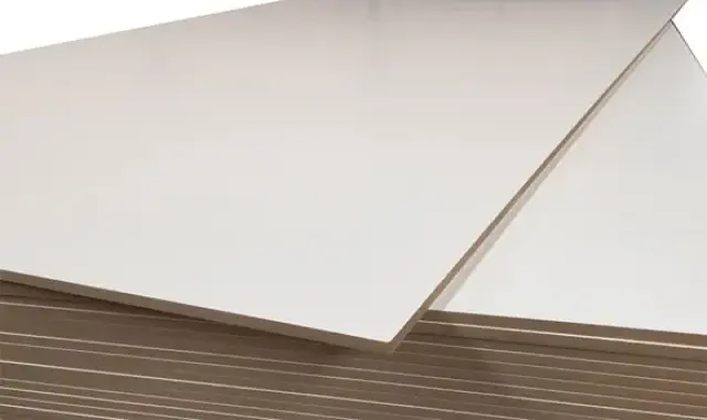 ام دی اف صابونی سفید؛ روکش ضد آب مصارف (میز کمد کابینت) عایق حرارت