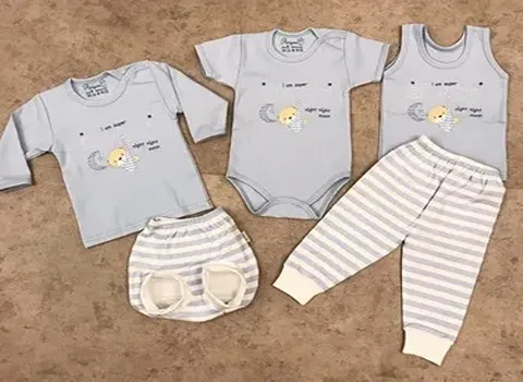 خرید لباس نوزادی بیمارستانی پسرانه با قیمت استثنایی