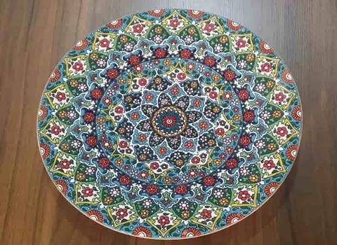 بشقاب میناکاری؛ مقاوم ضربه 3 نوع مربعی مستطیلی دایره ای