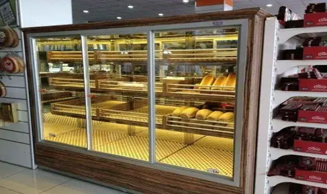 یخچال ویترینی شیک؛ ایستاده خوابیده شیشه نشکن مناسب مواد غذایی