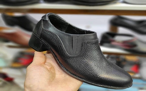 قیمت و خرید کفش چرم مصنوعی اداری + فروش ارزان