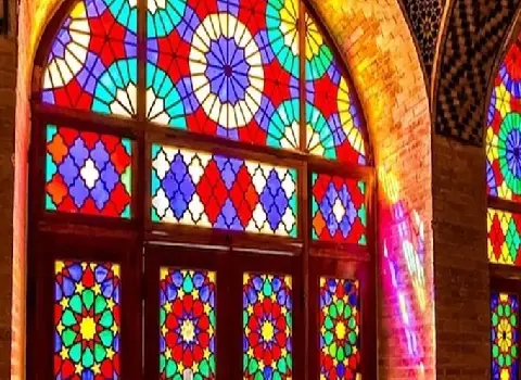 شیشه دکوراتیو رنگی؛ دوجداره لاکوبل 2 طرح سنتی جدید