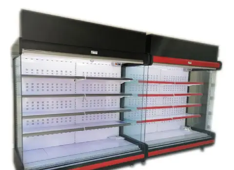 یخچال ویترینی خارجی؛ ایستاده استیل مقاوم ضد خش شیشه نشکن showcase