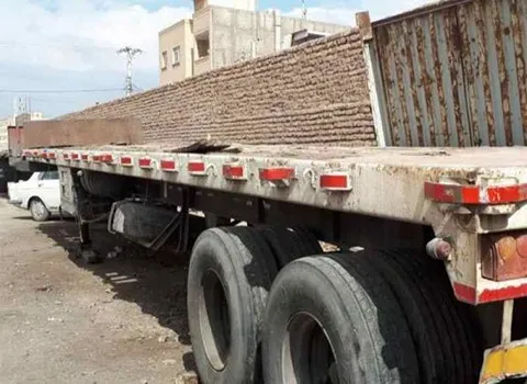 تریلی کفی استریک؛ جنس فولادی ضد زنگ تحمل وزن بالا مناسب (کانتینر لودر)