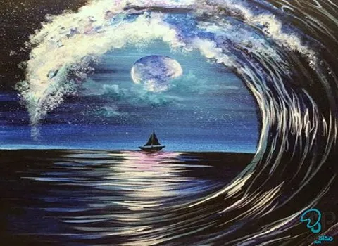 خرید تابلو رنگ روغن کشتی با قیمت استثنایی