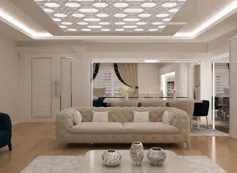 مبل راحتی چستر رویال؛ سوییت مخمل چرم (7 8) نفره