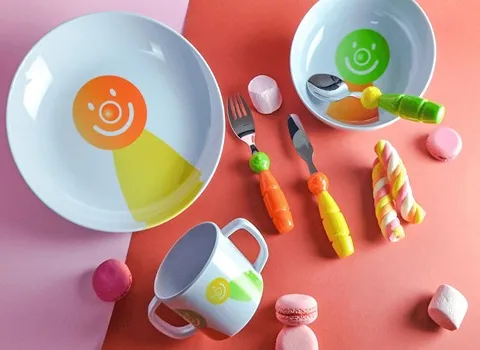 ظروف ملامین فانتزی؛ 3 نوع دایره ای مربع بیضی سبک مقاوم برابر ضربه