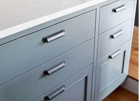 دستگیره کابینت مدرن؛ کششی فشاری جنس (استیل برنج)