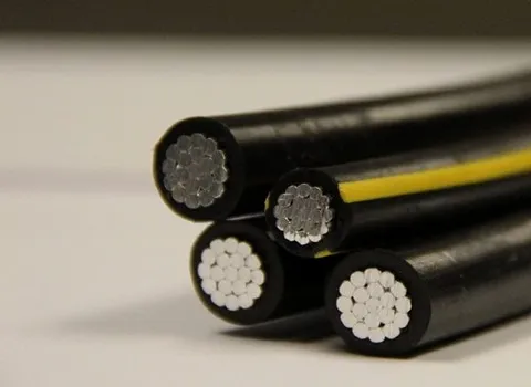 سیم کابل چهار رشته؛ مس پی وی سی 2 رنگ سفید مشکی