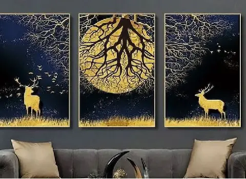 تابلو دکوراتیو؛ چوب فلز برنجی استیل ضد آب قابلیت چاپ عکس