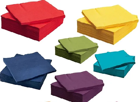خرید عمده دستمال کاغذی رنگی با بهترین شرایط