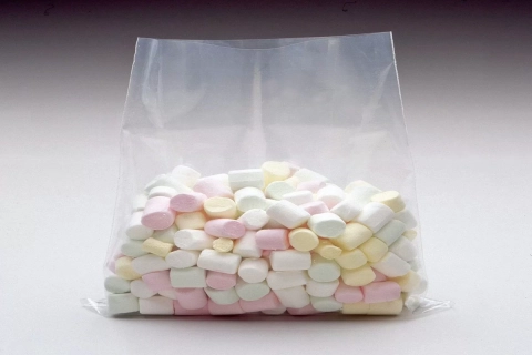 نایلون بسته بندی ساده؛ پلاستیکی پاکتی رول شده 2 رنگ تیره روشن