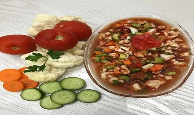 ترشی خیار و گوجه پر خاصیت به روش خانگی و سنتی کد 77