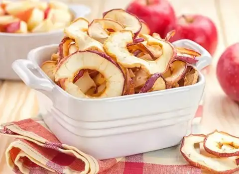 سیب درختی خشک؛ آفتابی روش بادی مواد معدنی (فیبر آهن)