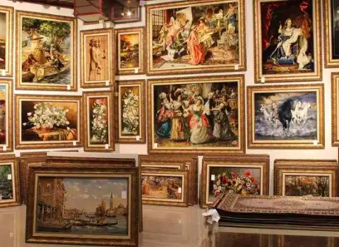 خرید تابلو فرش دستباف عکس شخصی + بهترین قیمت