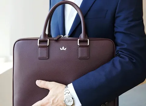 کیف اداری چرم مصنوعی ارزان؛ دستی دانشجوی سامسونت دیپلمات دوخت باکیفیت