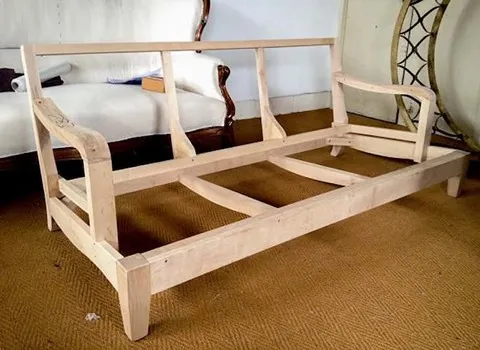 کلاف مبل چوبی؛ سلطنتی کلاسیک جنس چوب بلوط روس