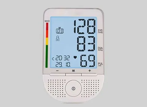 دستگاه فشار خون سخنگو فارسی؛ باتری برقی شارژی نمایش ضربان قلب