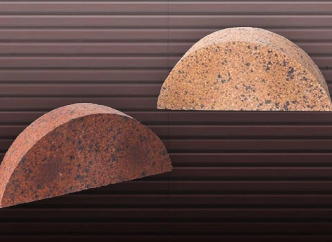 آجر نسوز هلالی؛ ترکیب خاک چینی سیلیس آلومینیوم عایق رطوبت حرارت