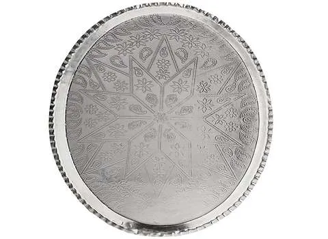 سینی مسی بیضی شکل؛ بیضی دایره مستطیل مربع پایه دار بدون پایه قلم زنی