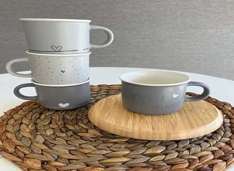 ماگ سرامیکی طوسی همراه با توضیحات کامل و آشنایی