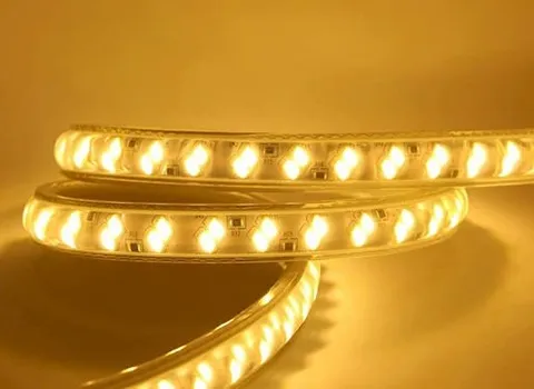 شیلنگ نور مخفی کناف؛ رول 100 متری رنگ (سفید آفتابی آبی) smd