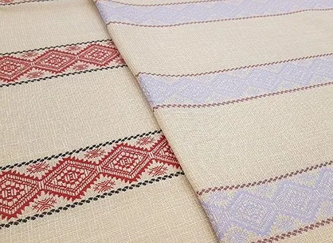 پارچه شانتون کنفی طرح دار | خرید با قیمت ارزان