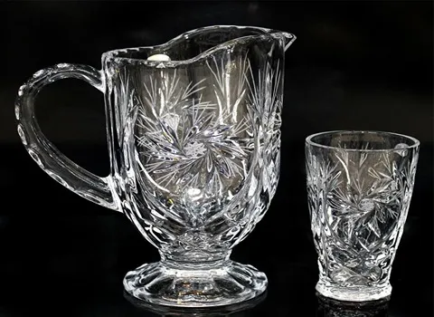 پارچ و لیوان خورشیدی تراش همراه با توضیحات کامل و آشنایی