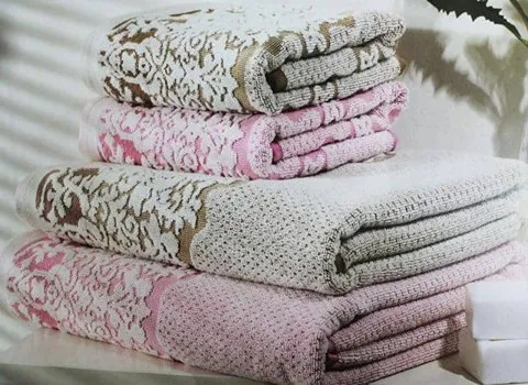 حوله حمامی ساده؛ پنبه پلی استر بامبو سایز 100*160