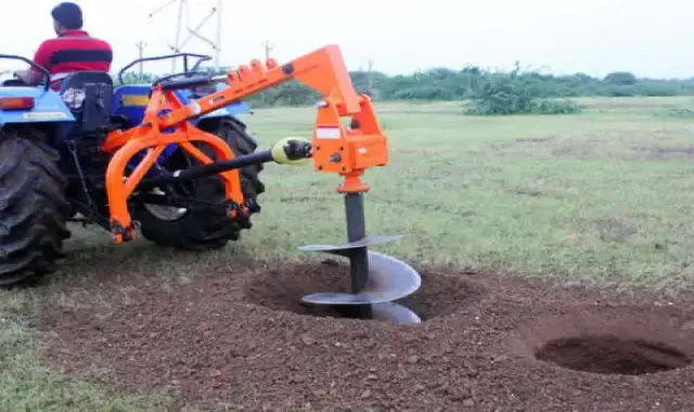 چاله کن پشت تیلری همراه با توضیحات کامل و آشنایی