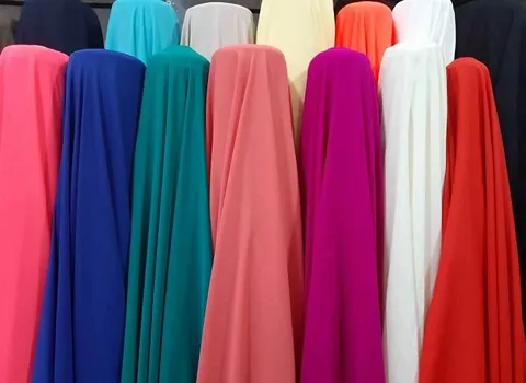 خرید و قیمت پارچه کرپ حریر شاین دار