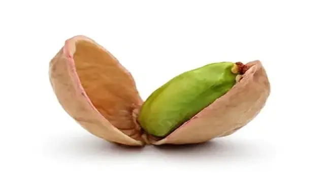 پسته خشک دامغان؛ خلالی پودری سرت شده 2 رنگ سفید استخوانی Pistachio