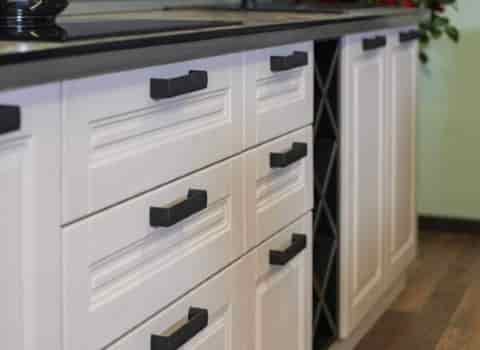 دستگیره کابینت حرفه ای؛ طرح دار ساده 3 جنس استیل آلمینیوم سرامیک