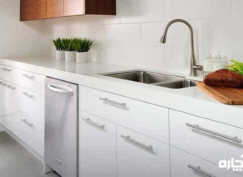 خرید و قیمت دستگیره کابینت ممبران سفید