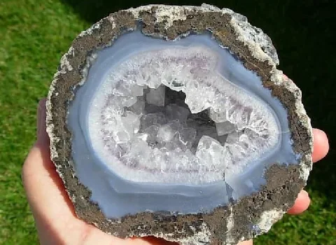 سنگ عقیق یخی؛ طبیعی مصنوعی ضد استرس قهوه ایی روشن تیره