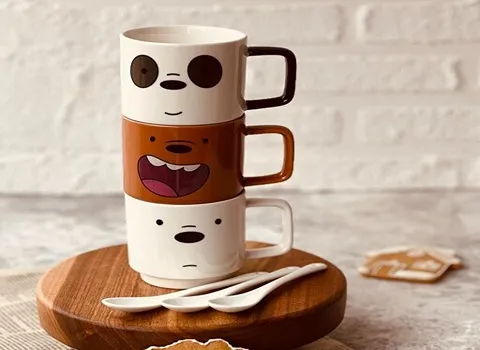 قیمت خرید عمده ماگ سرامیکی طرح فانتزی ارزان و مناسب