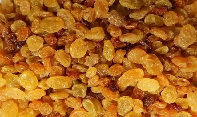 کشمش پلویی طلایی؛ معمولی تیزابی 20 کیلوگرمی حاوی فیبر