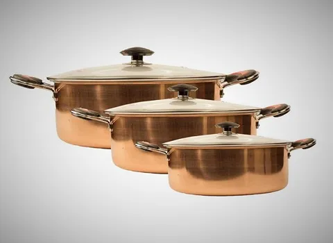 قابلمه مسی اصل؛ ماشینی چکشی 2 سایز کوچک بزرگ