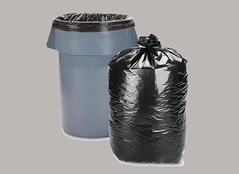 کیسه زباله صنعتی بزرگ؛ دسته دار ضخیم بیمارستانی Black