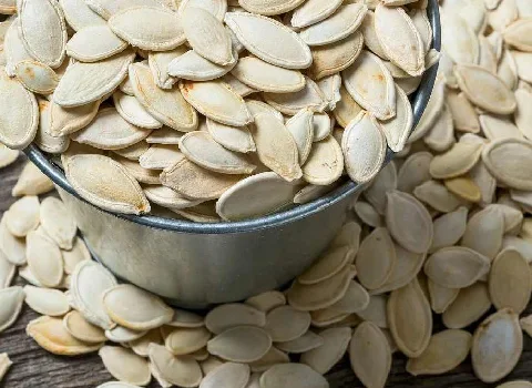 تخمه کدو چینی؛ خام بو داده طبع گرم تقویت حافظه تنظیم فشار خون