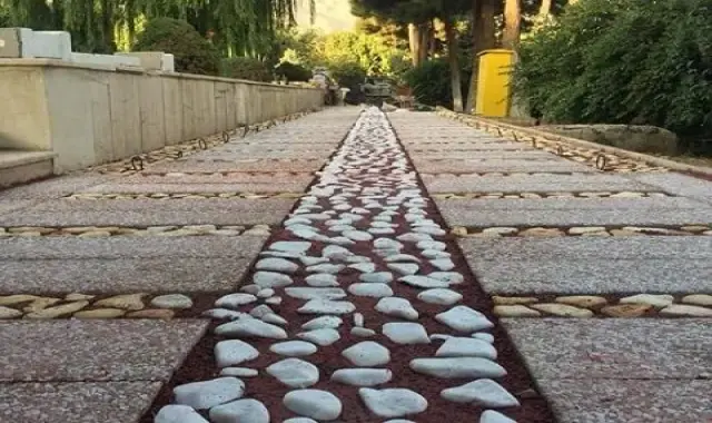 موزاییک واش بتن 40*40 (کفپوش) مقاوم ساده طرح دار شیار دار ژل میکروسیلیس Iran